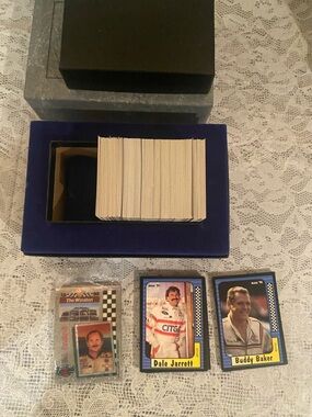 1991 Box of Maxx Race Cards/Stickers  NASCAR Racing